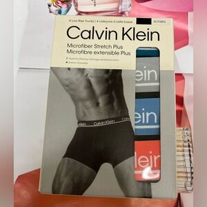 Calvin Klein Intense Power Men Microfiber Stretch low rise trunk 4-pack black xl